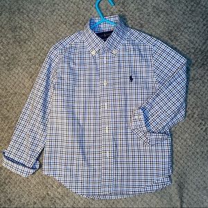 Ralph Lauren plaid button up 4T